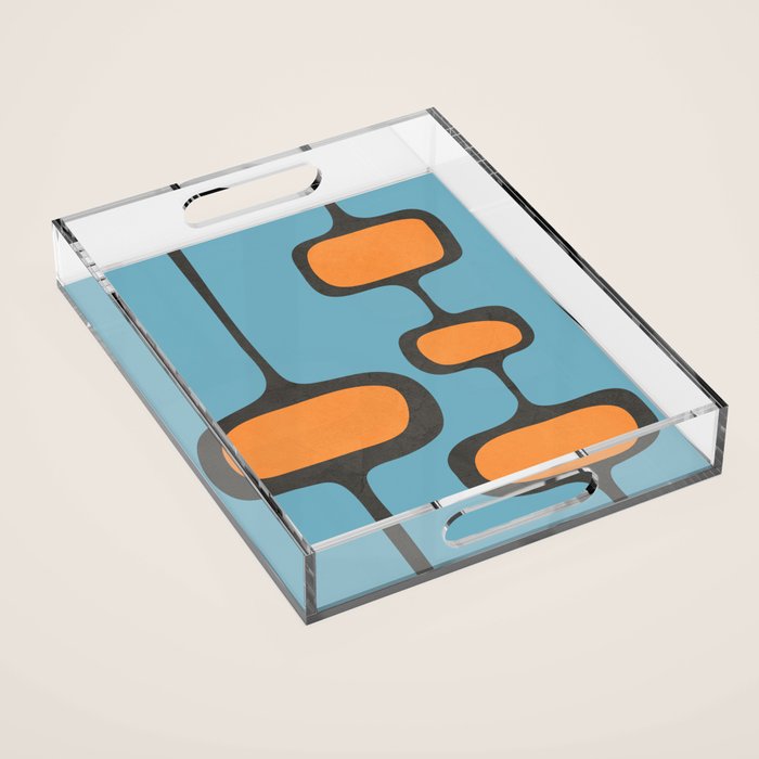 Mid-Century Modern Abstract Art 17 Acrylic Tray Gallery Image 1