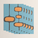 Mid-Century Modern Abstract Art 17 Wrapping Paper Gallery Image 3