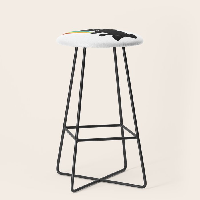 Rainbow cat Stool Gallery Image 1