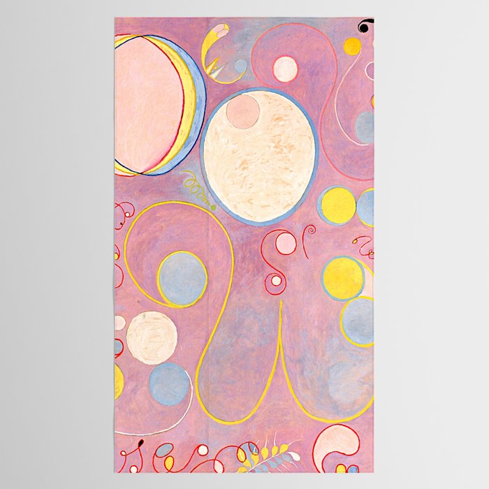 Hilma af Klint "The Ten Largest, No. 08, Adulthood, Group IV" Tablecloth Gallery Image 2