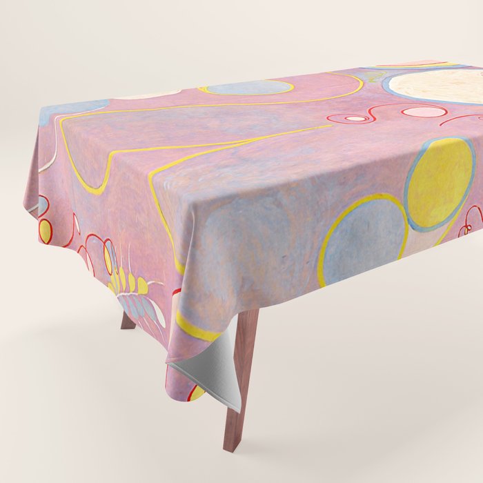 Hilma af Klint "The Ten Largest, No. 08, Adulthood, Group IV" Tablecloth Gallery Image 1