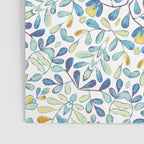 Beautiful Mint Green & White Moroccan Mandala Art Poster Gallery Image 3
