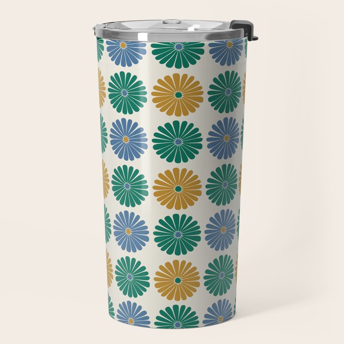 Retro Summer Daisies X Travel Mug Gallery Image 2