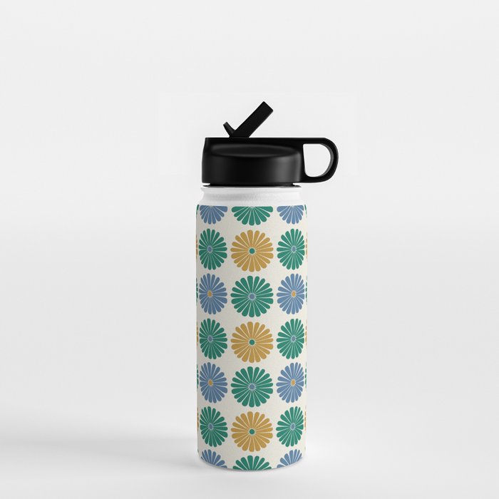 Retro Summer Daisies X Water Bottle Gallery Image 1