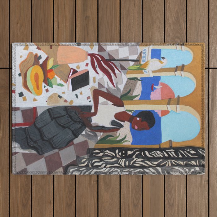 Waiting Outdoor Rug Gallery Image 1