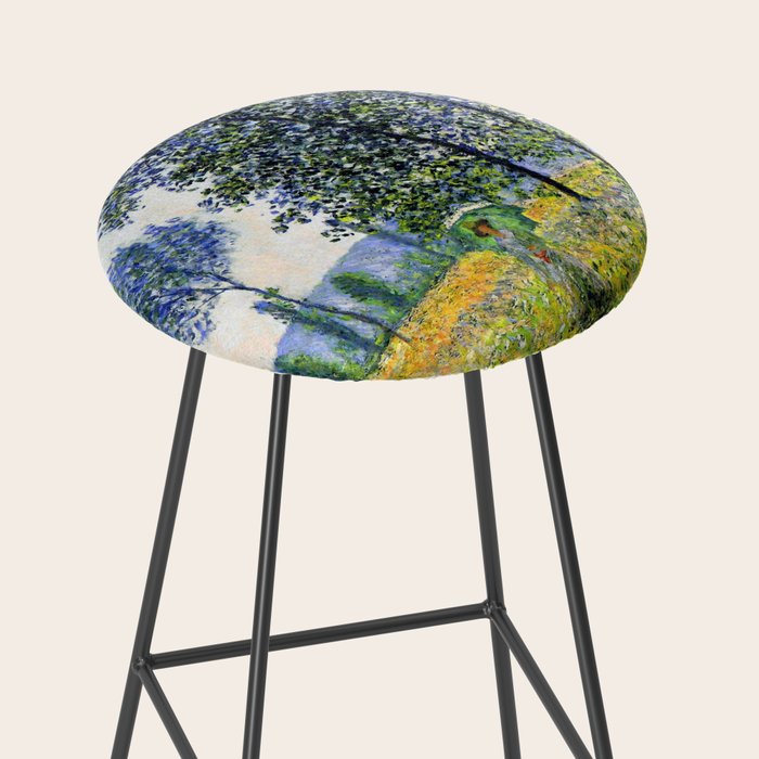 Claude Monet "Sunlight Effect under the Poplars", 1887 Stool Gallery Image 2