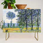 Claude Monet "Sunlight Effect under the Poplars", 1887 Credenza Gallery Image 1