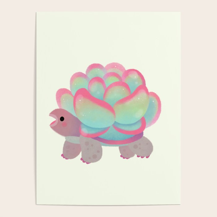 Cactus tortoise Poster Gallery Image 4