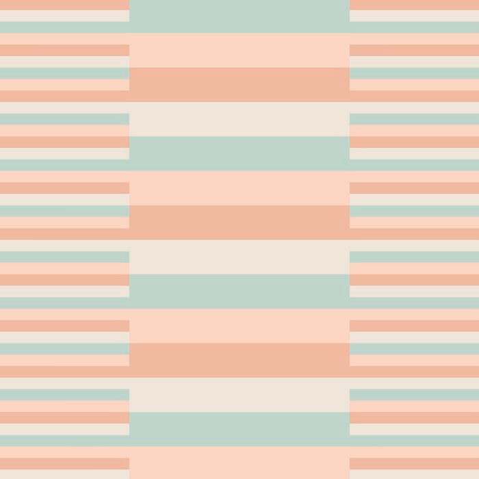 Mixed Stripes Pattern VI Soft Pastel Coffee Mug Gallery Image 2