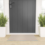 Mixed Stripes Pattern VI Soft Pastel Welcome Mat Gallery Image 3