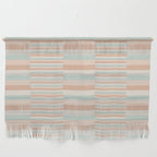 Mixed Stripes Pattern VI Soft Pastel Wall Hanging Gallery Image 1