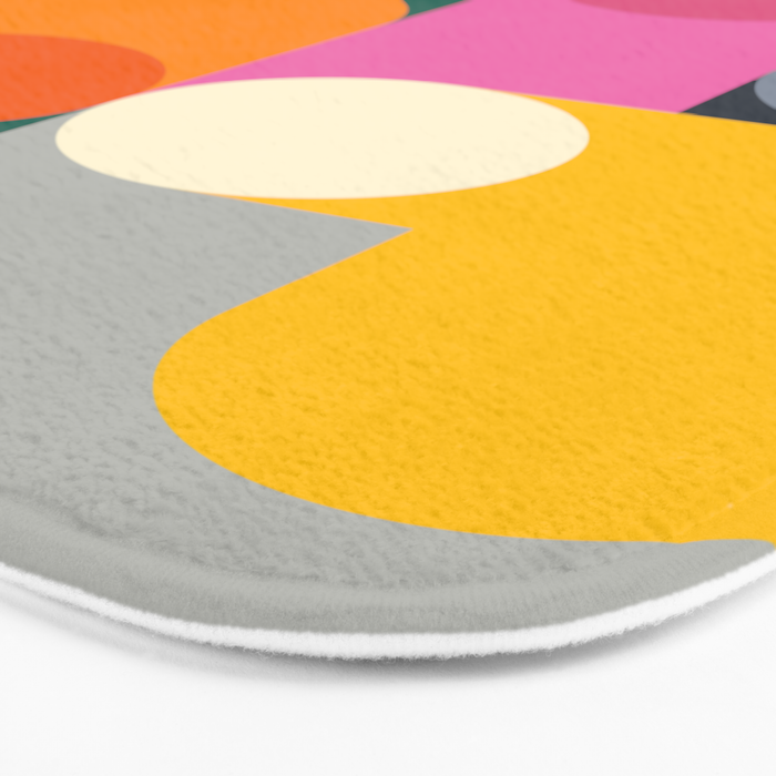 Modern Geometric 85A Bath Mat Gallery Image 3