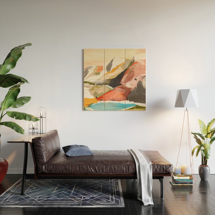 Mountain Wood Wall Art Gallery Image 2