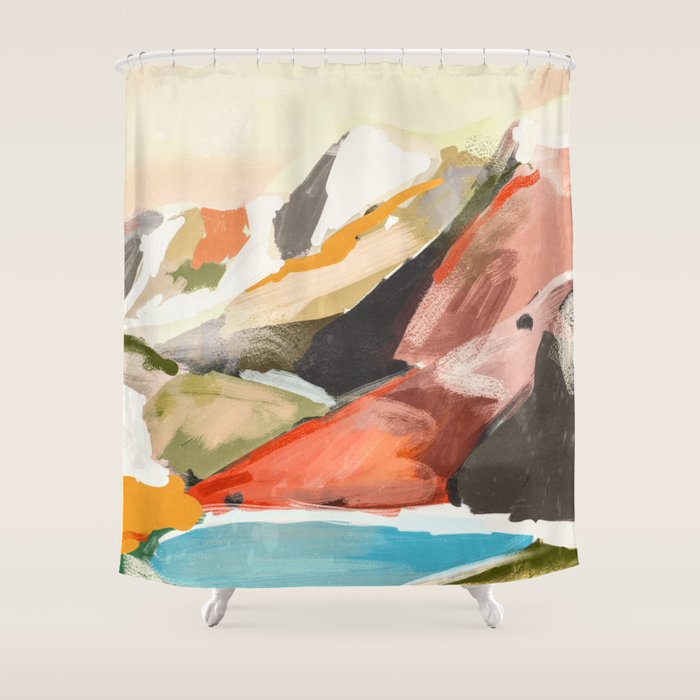 Mountain Shower Curtain Gallery Image 1