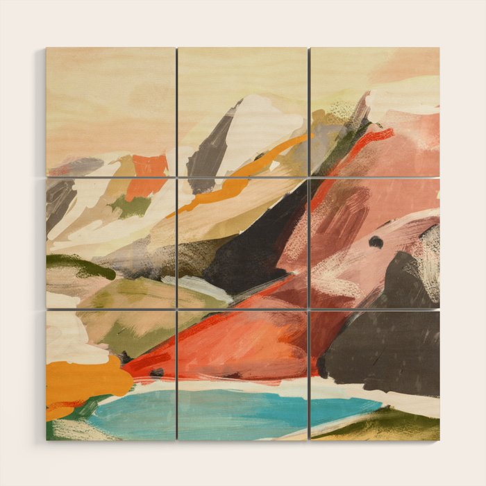 Mountain Wood Wall Art Gallery Image 1