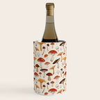 Mushroom Medley Pattern - Neutral Wine Chiller Gallery Image 1