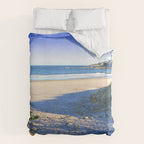 The Towers - Narragansett Town Beach, Rhode Island Duvet Cover Gallery Image 6