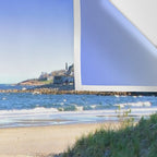 The Towers - Narragansett Town Beach, Rhode Island Wall Tapestry Gallery Image 3