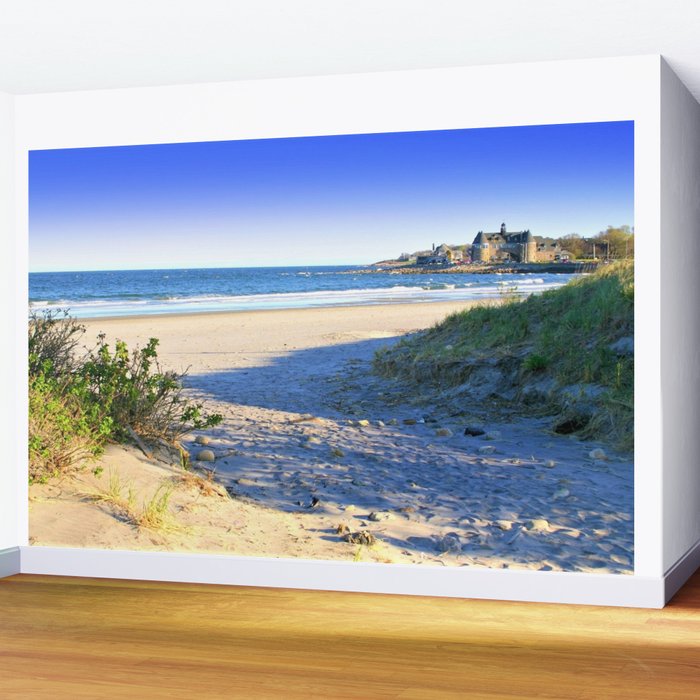 The Towers - Narragansett Town Beach, Rhode Island Wall Mural Gallery Image 2