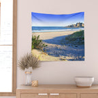 The Towers - Narragansett Town Beach, Rhode Island Wall Tapestry Gallery Image 2