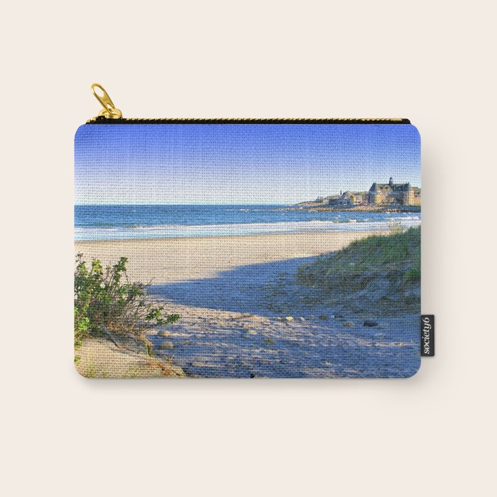 The Towers - Narragansett Town Beach, Rhode Island Carry All Pouch Gallery Image 1