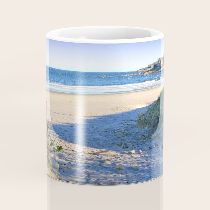 The Towers - Narragansett Town Beach, Rhode Island Coffee Mug Gallery Image 4
