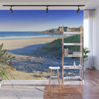 The Towers - Narragansett Town Beach, Rhode Island Wall Mural Gallery Image 1