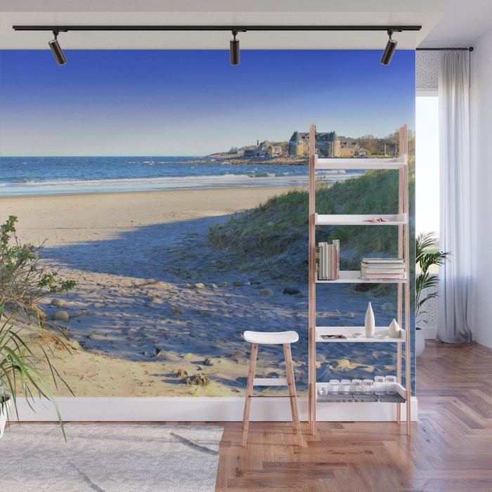 The Towers - Narragansett Town Beach, Rhode Island Wall Mural Gallery Image 1