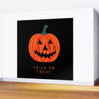 Happy Halloween funny pumpkin cartoon doodle Wall Mural Gallery Image 2