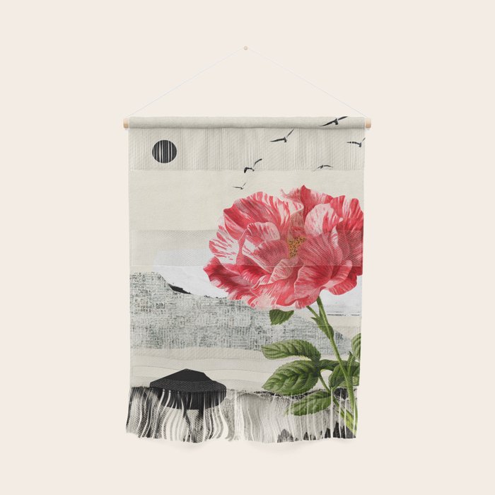 minimal collage/ landscape flower Wall Hanging Gallery Image 1