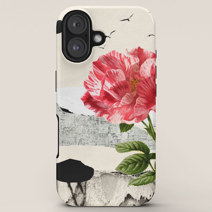 minimal collage/ landscape flower iPhone Case Gallery Image 5