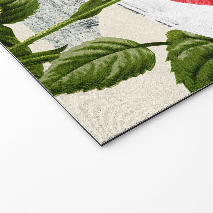 minimal collage/ landscape flower Welcome Mat Gallery Image 2