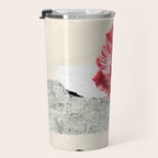 minimal collage/ landscape flower Travel Mug Gallery Image 3
