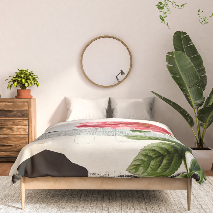 minimal collage/ landscape flower Comforter Gallery Image 3
