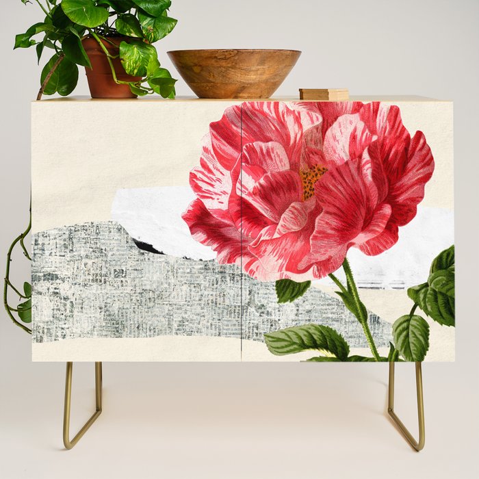 minimal collage/ landscape flower Credenza Gallery Image 1