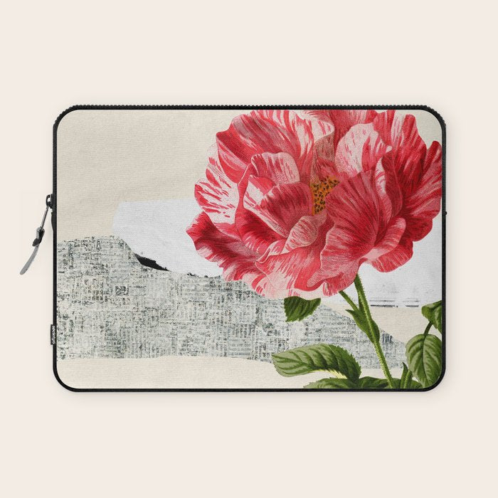 minimal collage/ landscape flower Laptop Sleeve Gallery Image 1