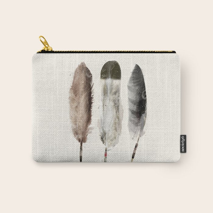 nature feathers Carry All Pouch Gallery Image 1