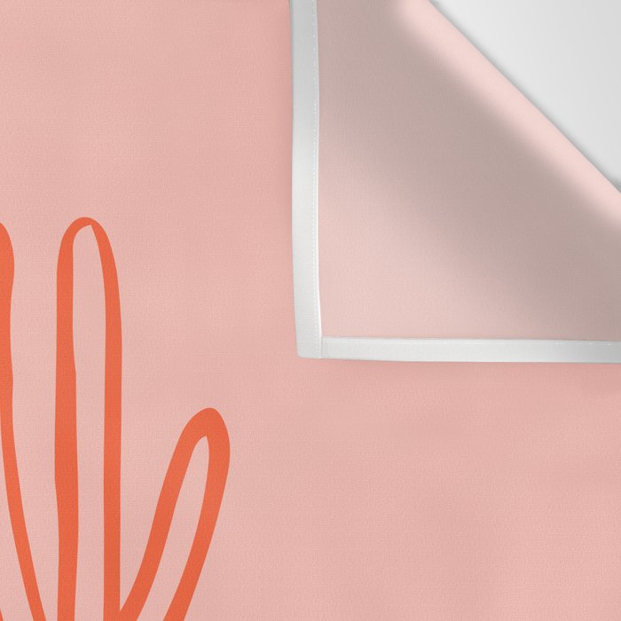 Hand drawn cactus plant art Wall Tapestry Gallery Image 3