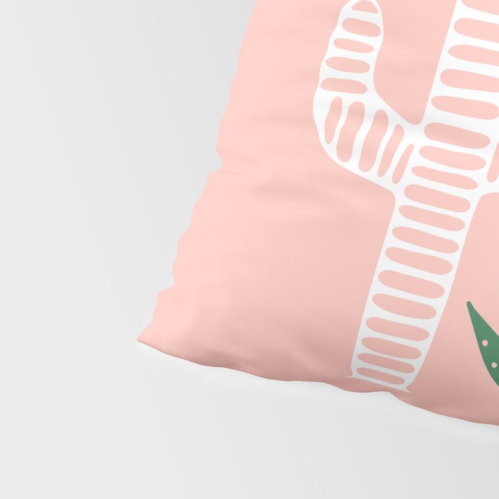 Hand drawn cactus plant art Pillow Sham Gallery Image 4