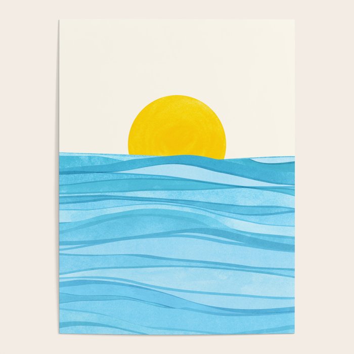 Seaside Sunrise View Poster Gallery Image 4