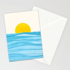 Seaside Sunrise View Stationery Card Gallery Image 2