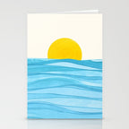 Seaside Sunrise View Stationery Card Gallery Image 2
