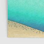 Sunrise at Shinzenn - Nature Ukiyo Landscape in Green, Blue and Orange Poster Gallery Image 3