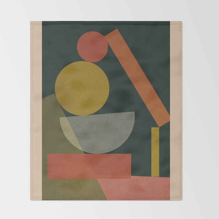 Geometric Shapes 243 Throw Blanket Gallery Image 2
