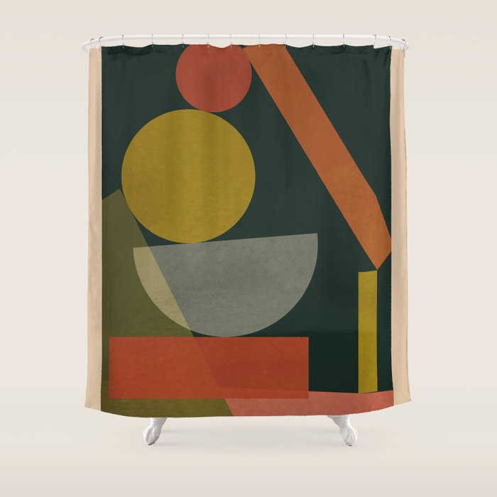 Geometric Shapes 243 Shower Curtain Gallery Image 1