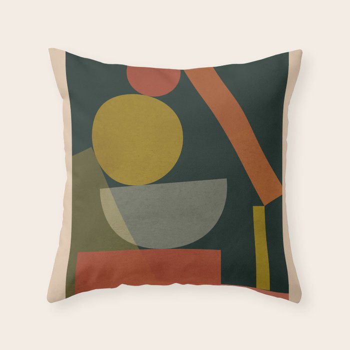 Geometric Shapes 243 Throw Pillow Gallery Image 6