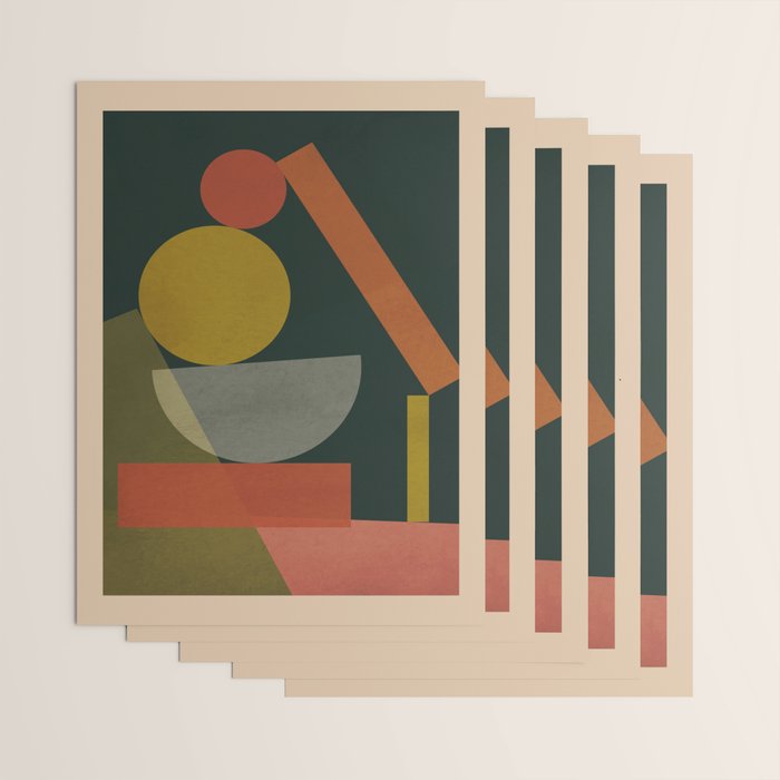 Geometric Shapes 243 Wrapping Paper Gallery Image 3