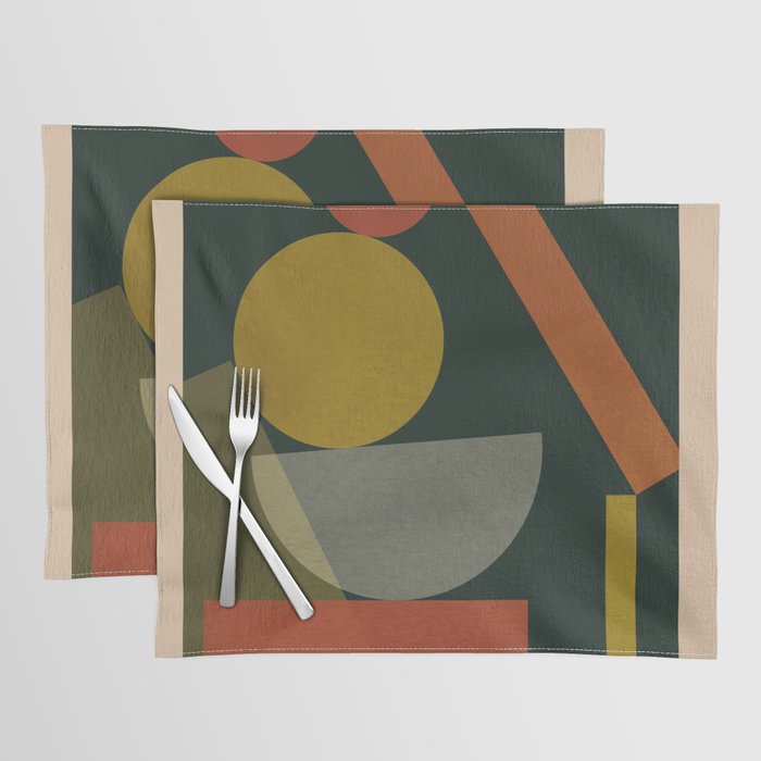 Geometric Shapes 243 Placemat Gallery Image 1