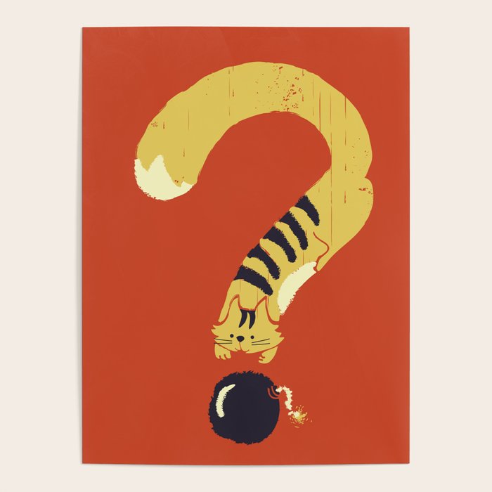 Question Mark (Curiosity Kills The Cat) Poster Gallery Image 1