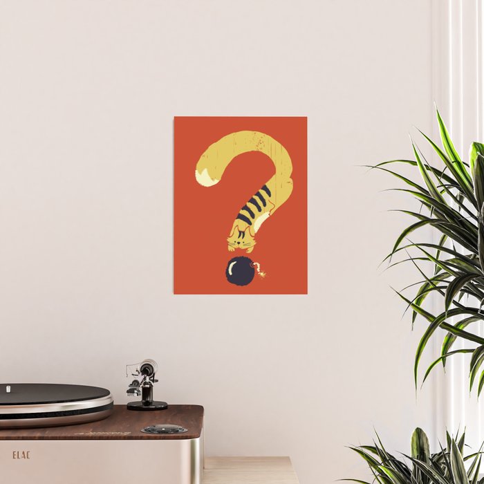 Question Mark (Curiosity Kills The Cat) Poster Gallery Image 2